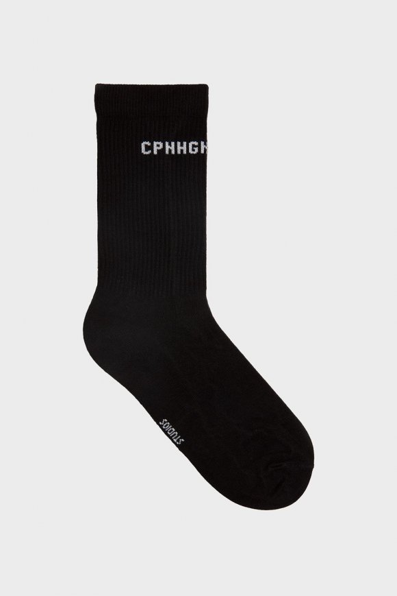 Copenhagen | CPH Socken 1 Baumwollmischung Schwarz