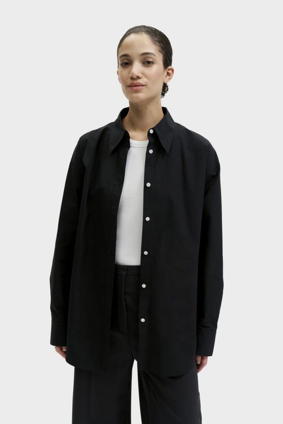 Copenhagen | CPH Bluse 1 Baumwolle Schwarz