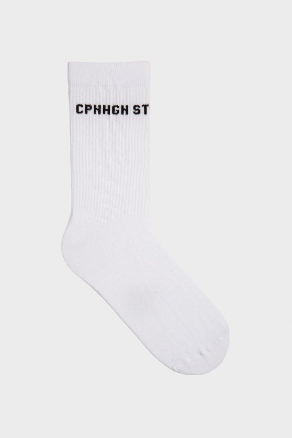 Kopenhagen | CPH Socken 1 Baumwollmischung Weiß