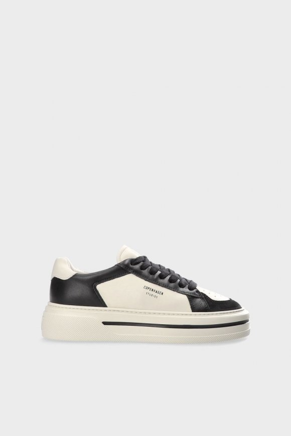Copenhagen | CPH181 Ledermix Schwarz/Creme Beige