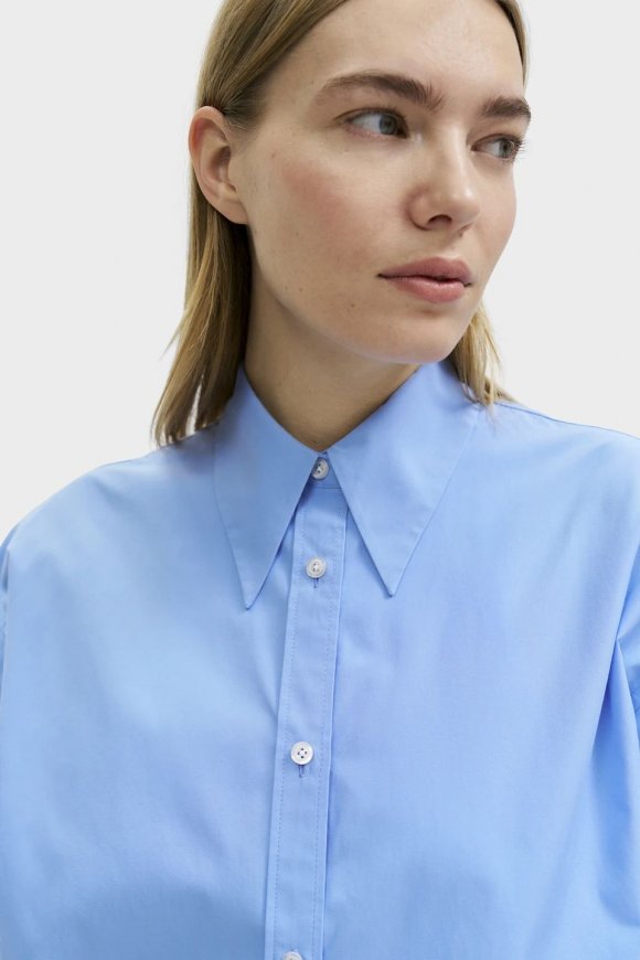 Copenhagen | CPH Bluse 1 Baumwolle Hellblau