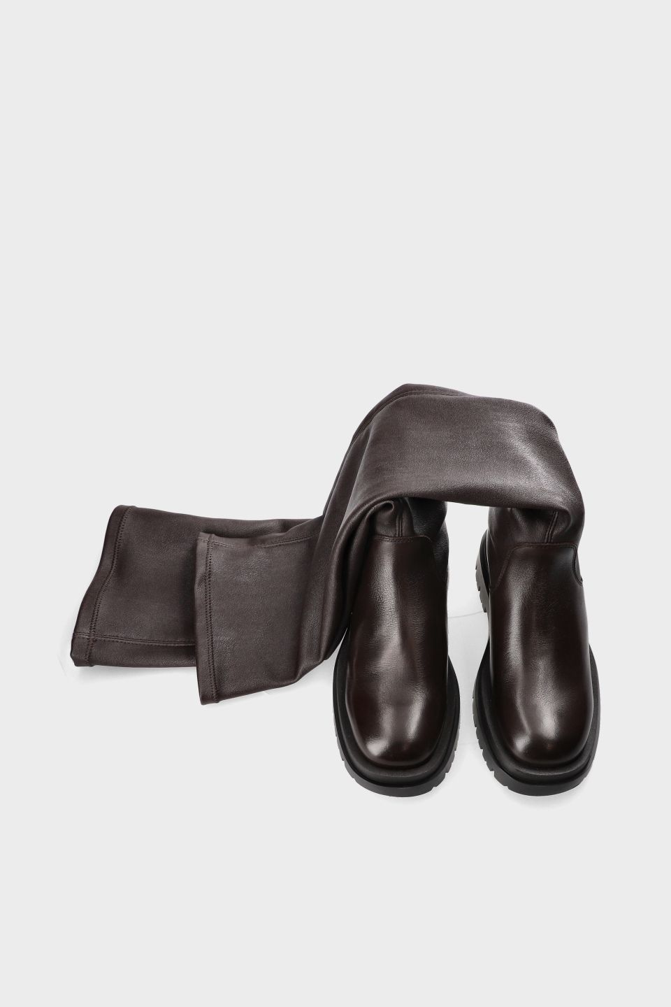 Copenhagen | CPH1005 Leder/Vegan Stretch Dunkelbraun