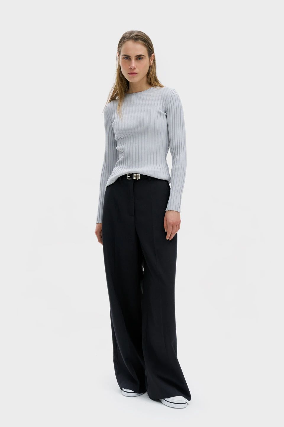 Copenhagen | CPH Rippsweat 1 Öko-Viskose Grau