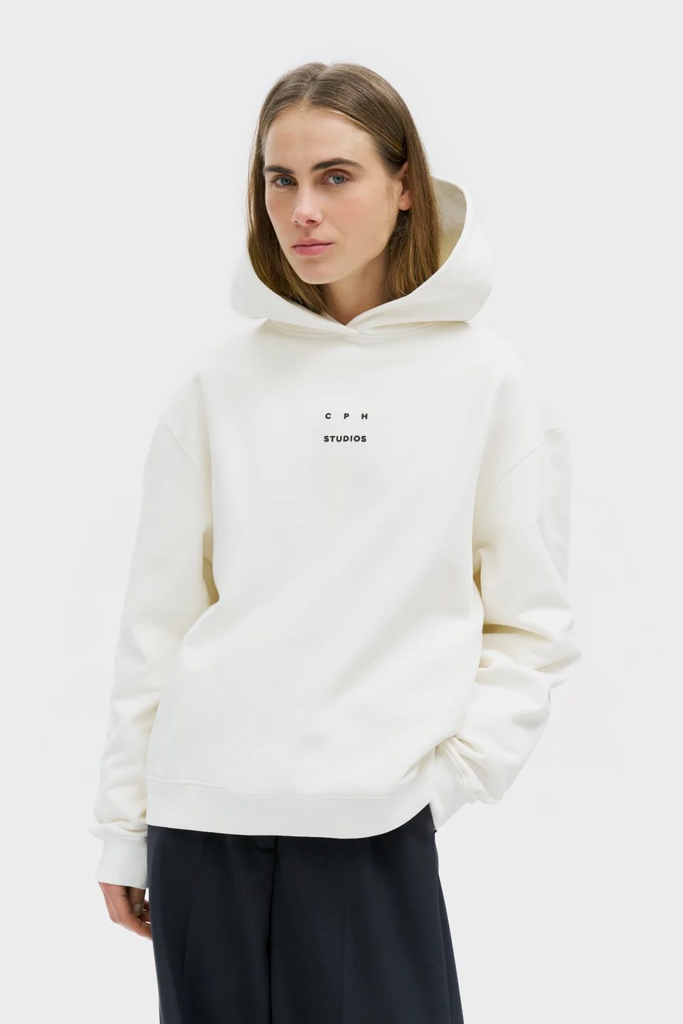 Kopenhagen | CPH Hoodie 6 Baumwolle Weiß