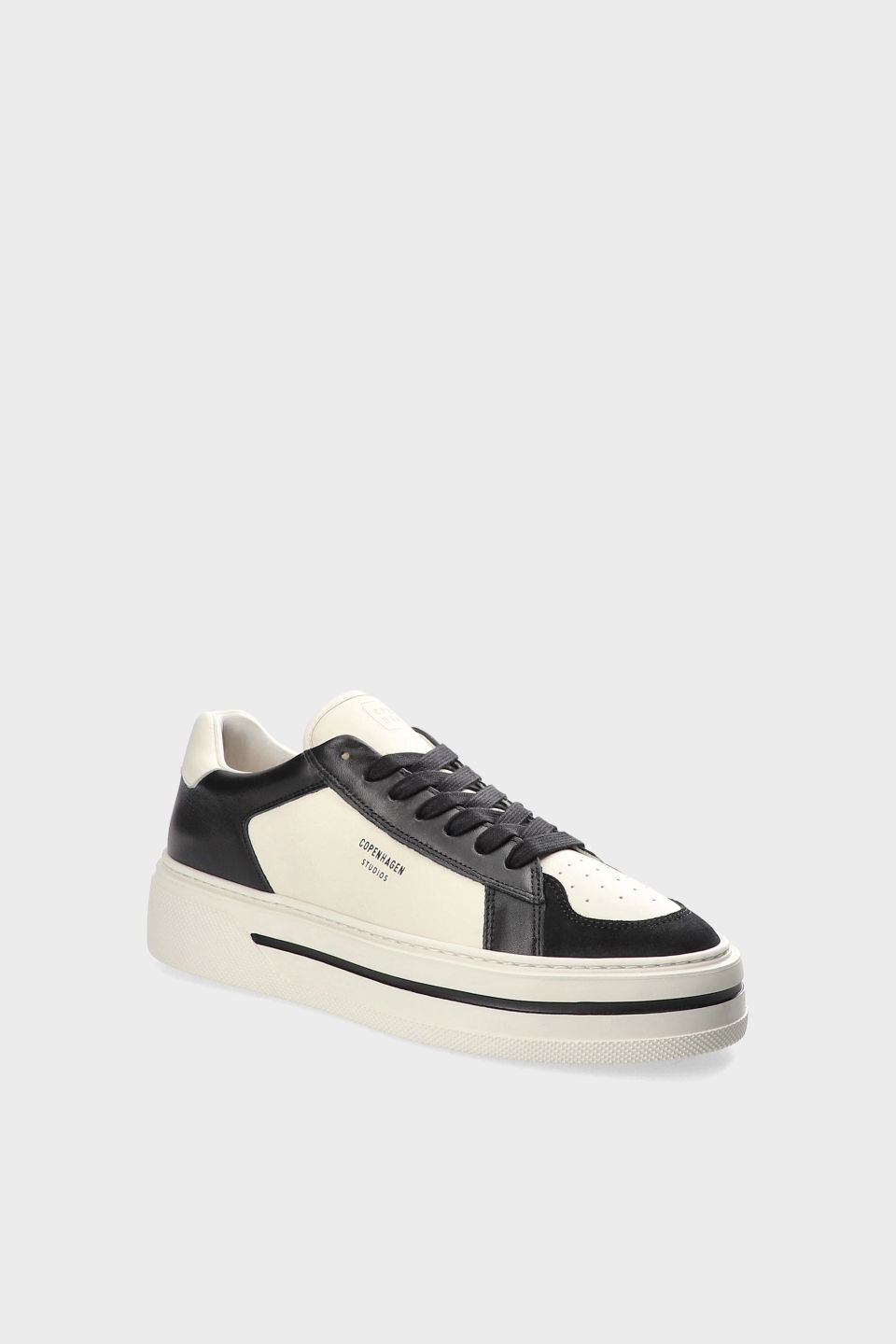 Copenhagen | CPH181M Ledermix Schwarz/Cremebeige