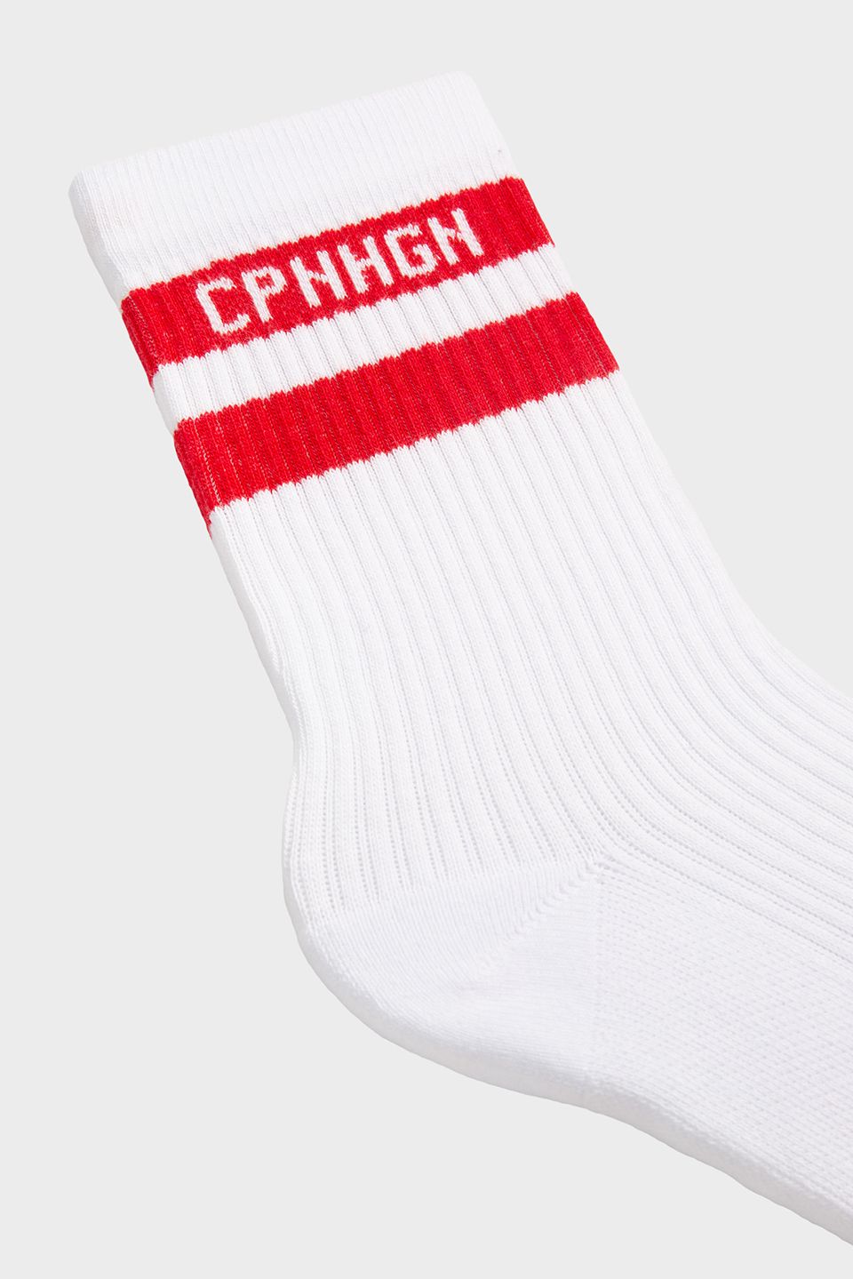 Kopenhagen | CPH Socken 3 Baumwollmischung Weiß/Rot Kopenhagen | CPH Socken 3 Baumwollmischung Weiß/Rot