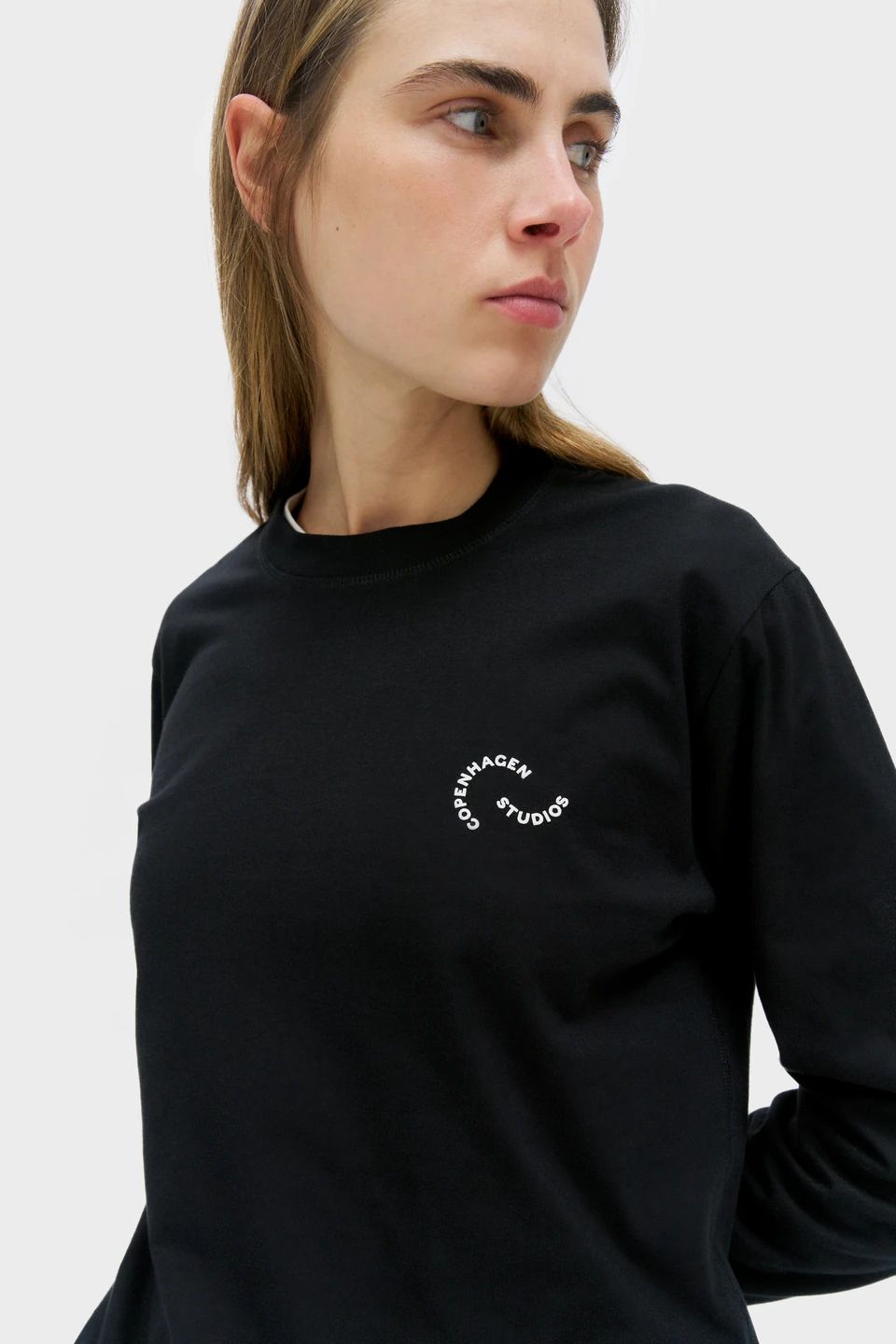 Copenhagen | CPH Langarmshirt 2 Baumwolle Schwarz
