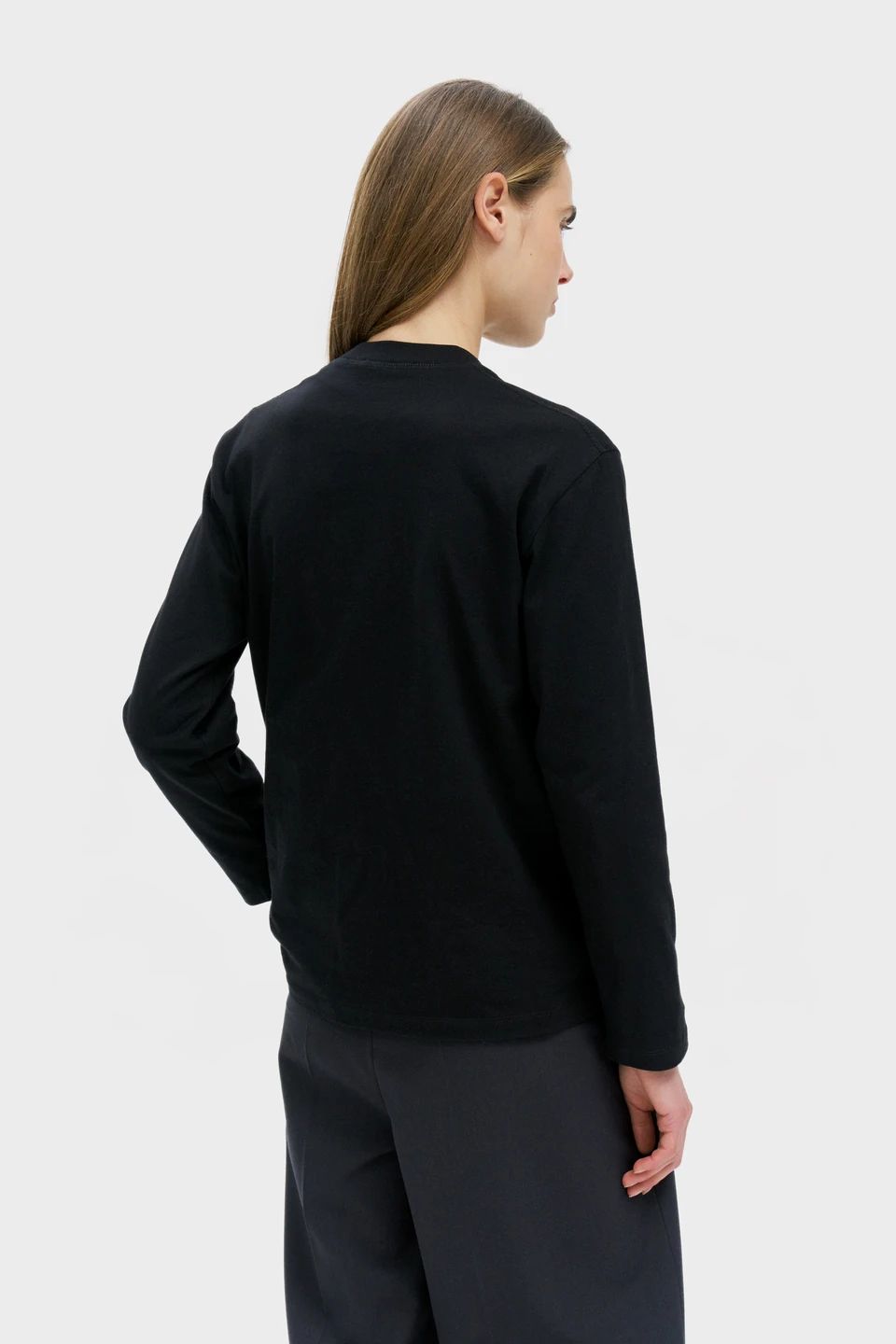 Copenhagen | CPH Langarmshirt 2 Baumwolle Schwarz