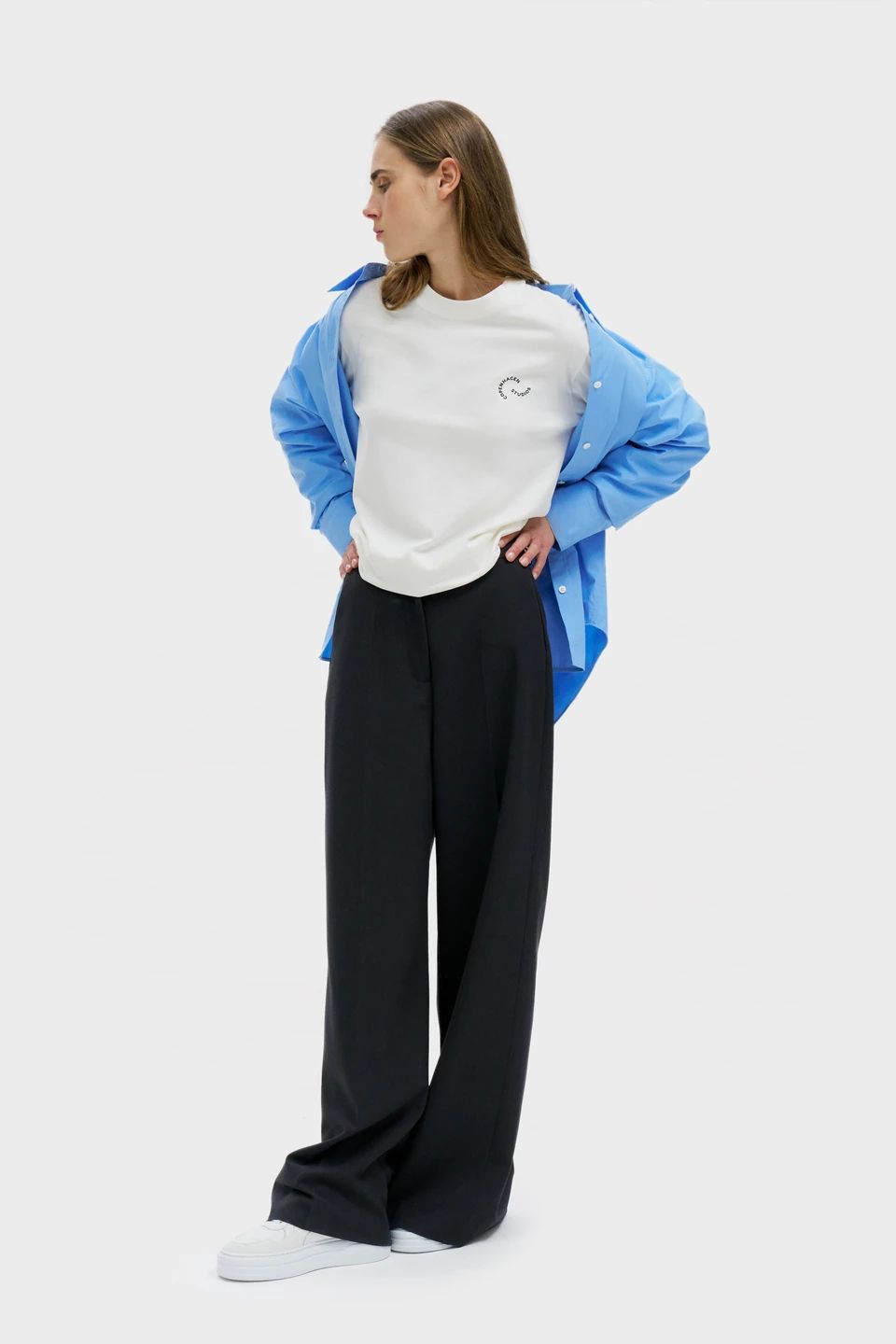 Copenhagen | CPH Langarmshirt 2 Baumwolle Weiß