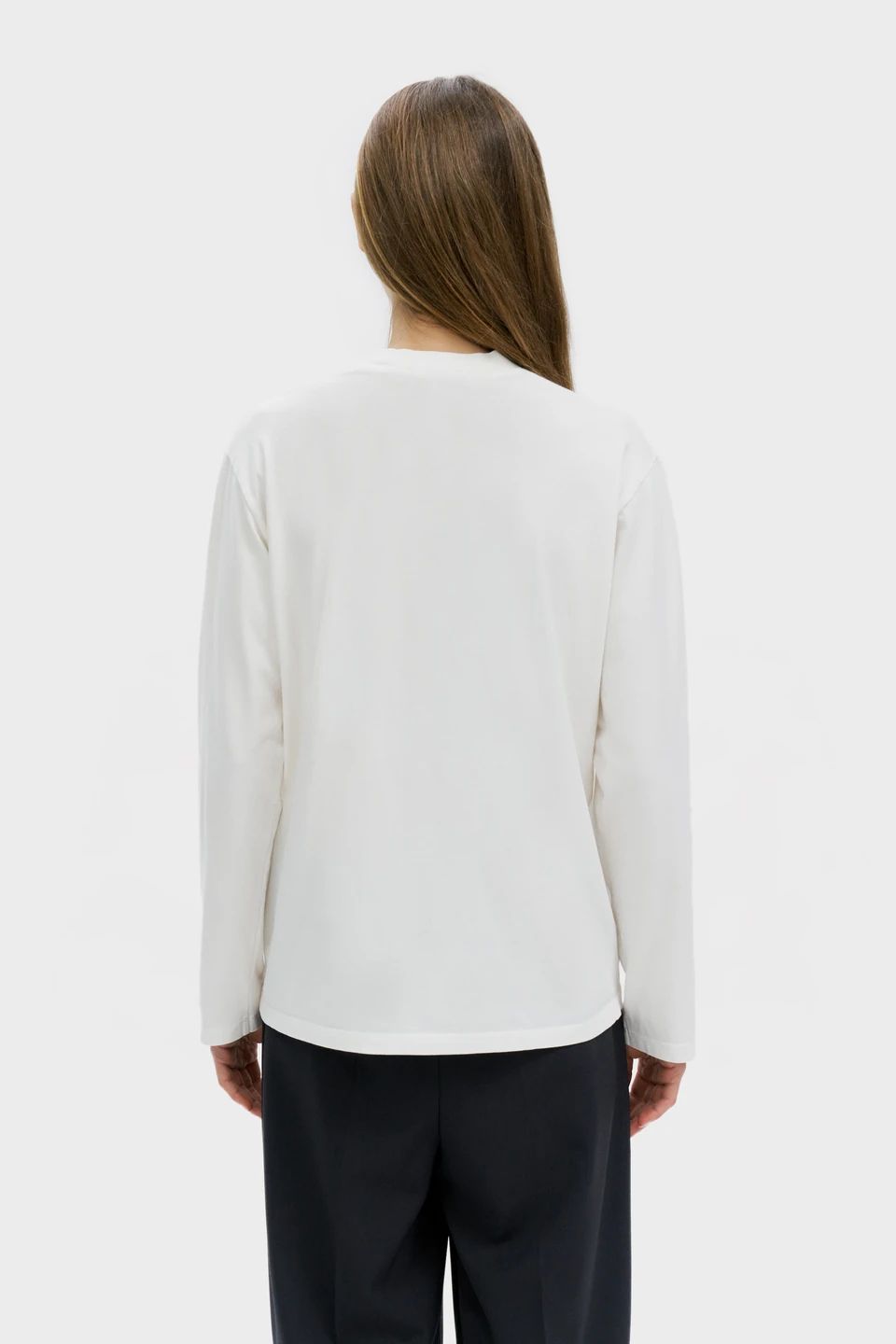Copenhagen | CPH Langarmshirt 2 Baumwolle Weiß