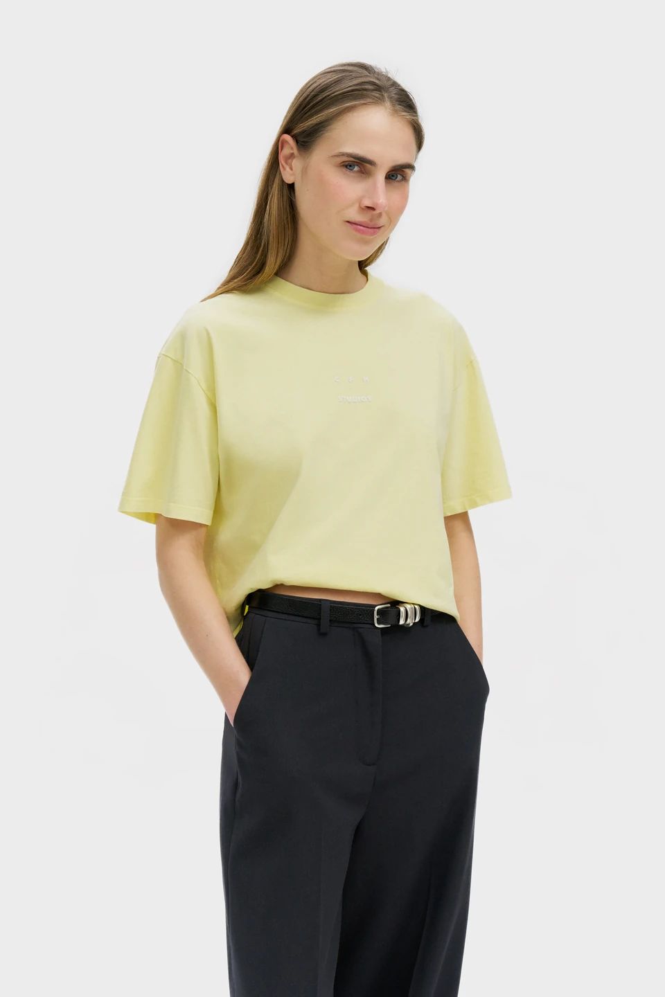 Copenhagen | CPH T-Shirt 1 Baumwolle Pastellgelb
