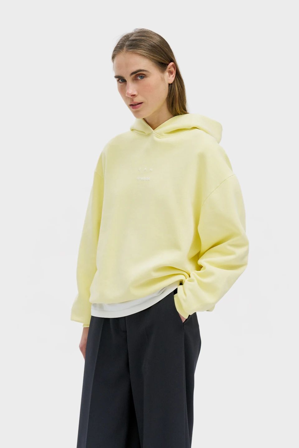 Kopenhagen | CPH Hoodie 6 Baumwolle Pastellgelb