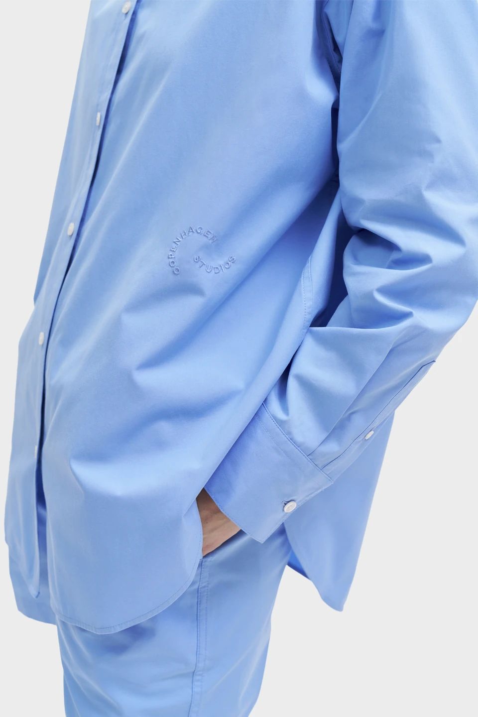 Copenhagen | CPH Bluse 1 Baumwolle Hellblau