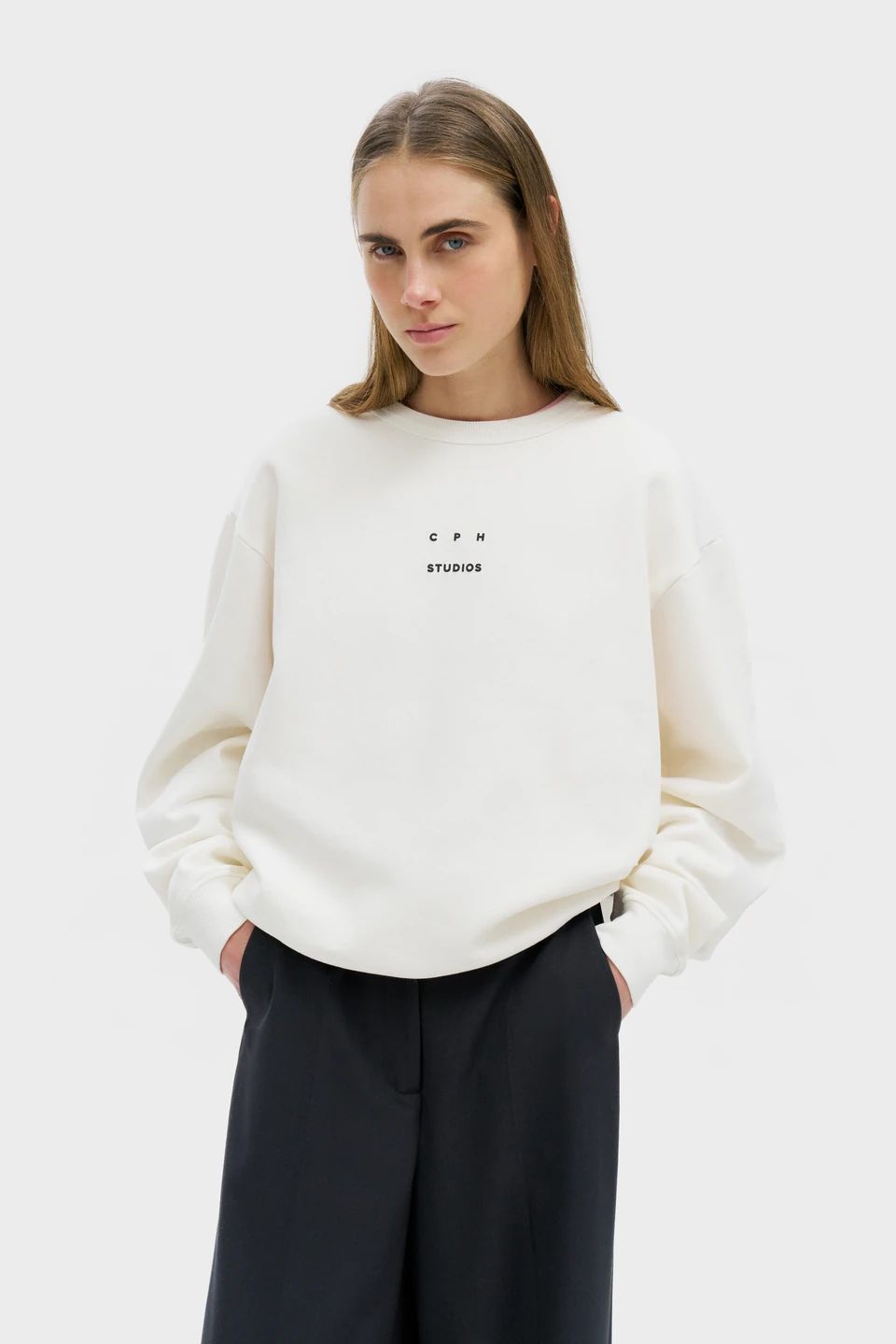 Kopenhagen | CPH Pullover 1 Baumwolle Weiß