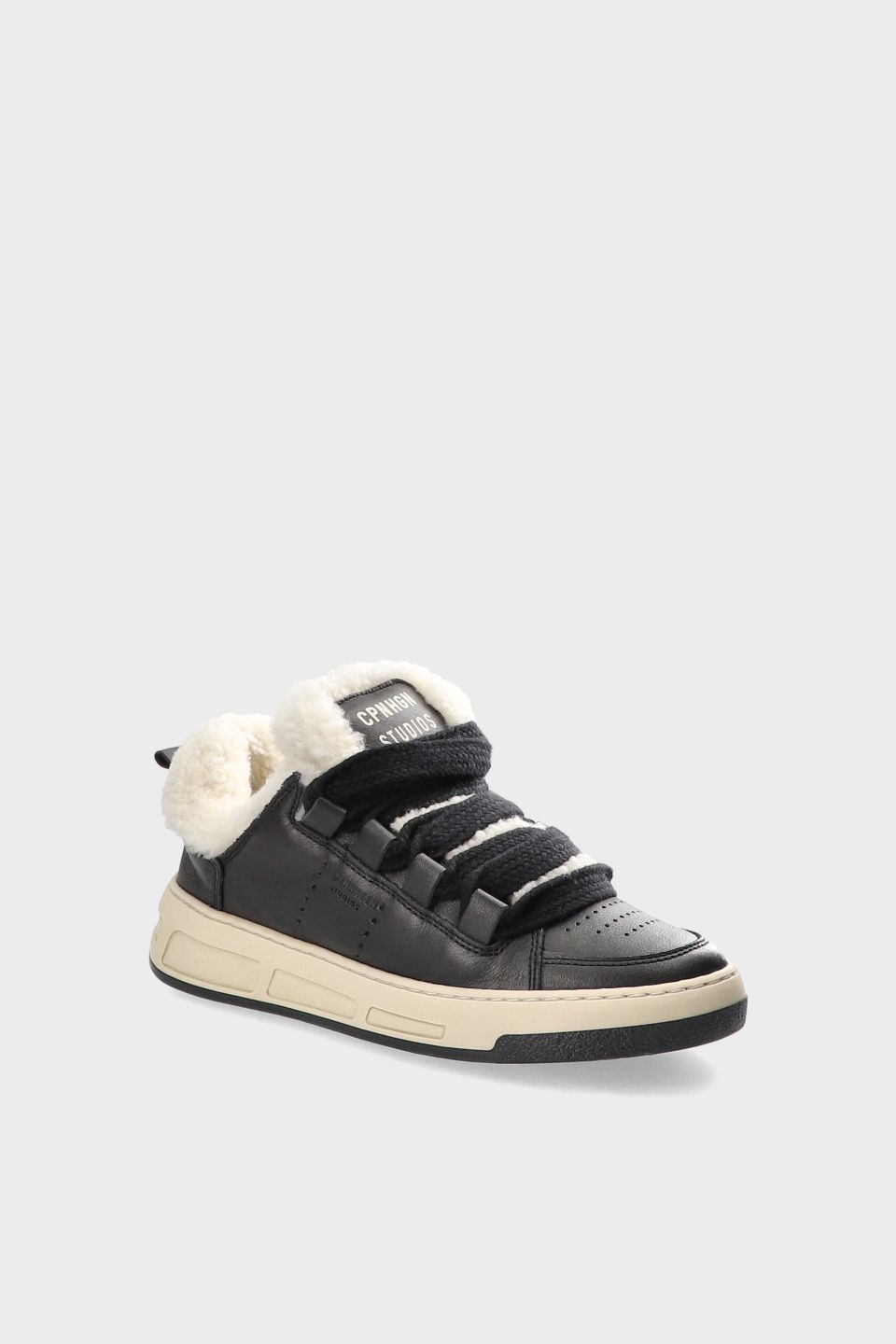 Copenhagen | CPH213 Leder Teddy Schwarz