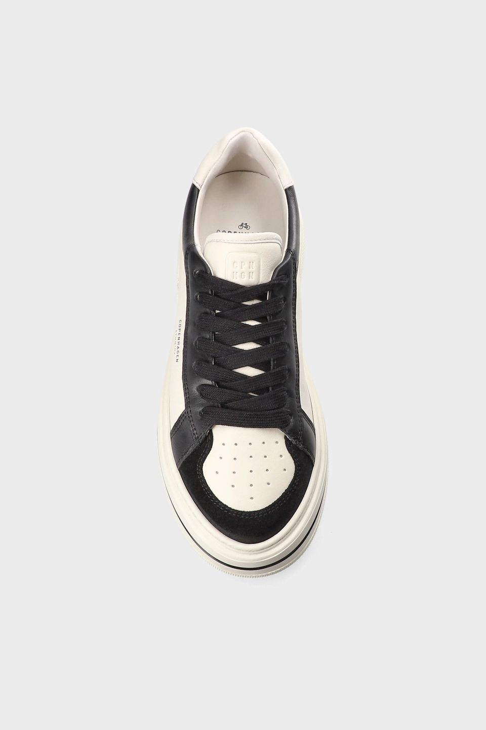 Copenhagen | CPH181 Ledermix Schwarz/Creme Beige